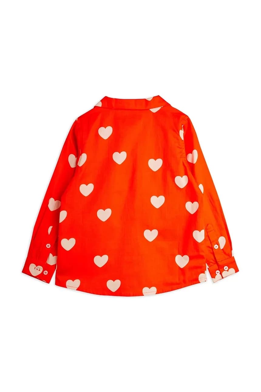 Детская хлопковая рубашка Hearts - фото 2