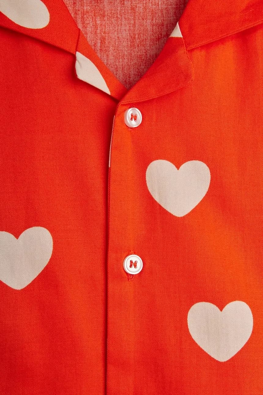 Детская хлопковая рубашка Hearts - фото 3