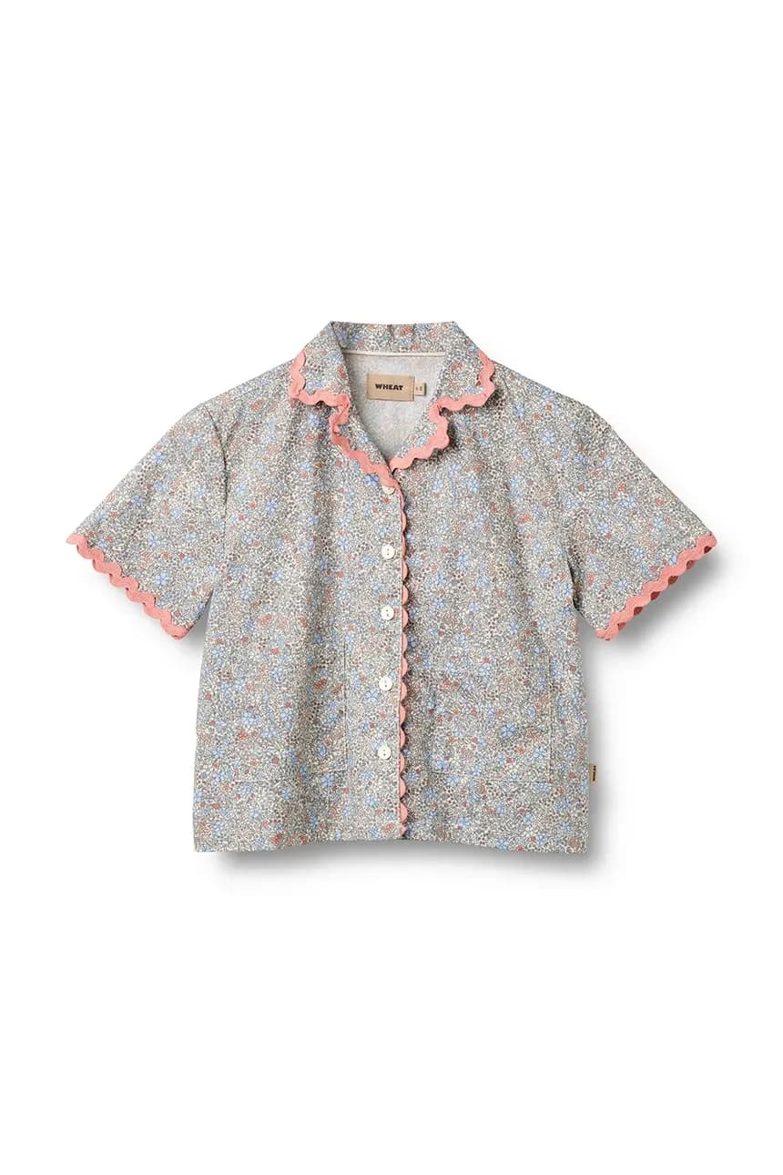 Детская хлопковая рубашка