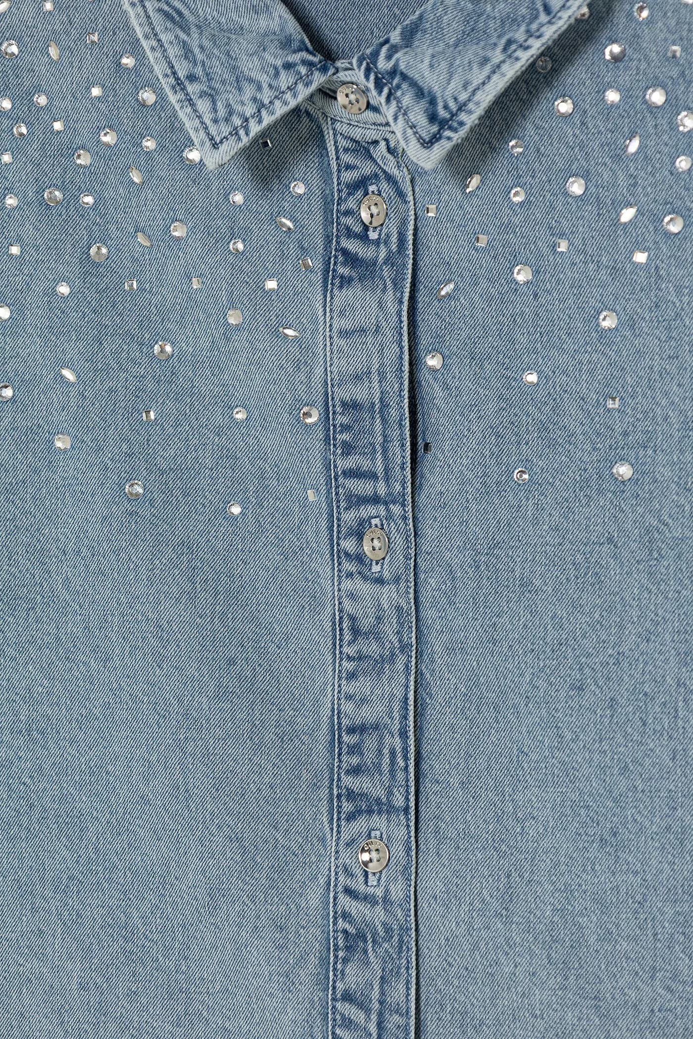 Детская джинсовая рубашка - фото 3