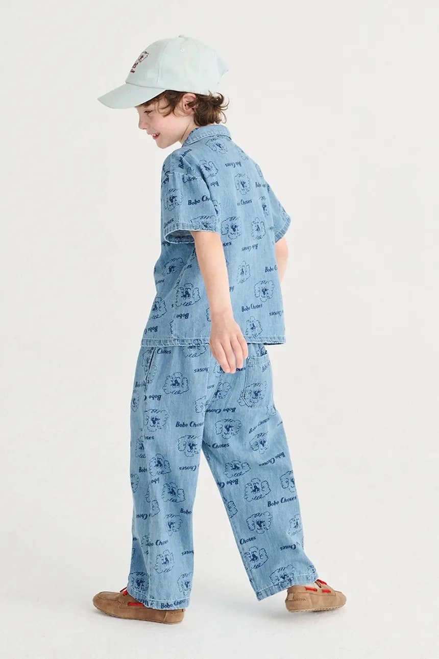 Детская джинсовая рубашка Pickle The Dog - фото 6