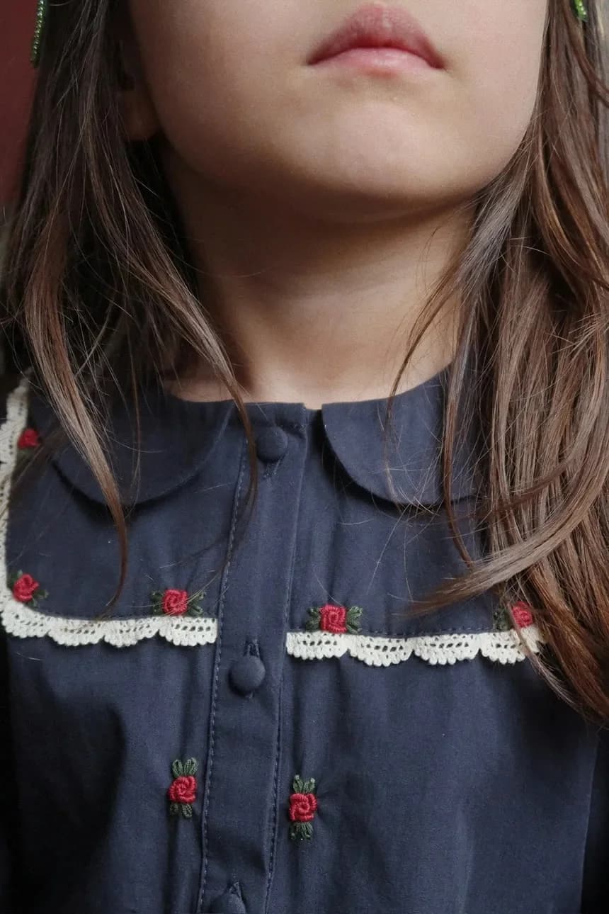 Детская хлопковая рубашка EMMY SHIRT GOTS - фото 6