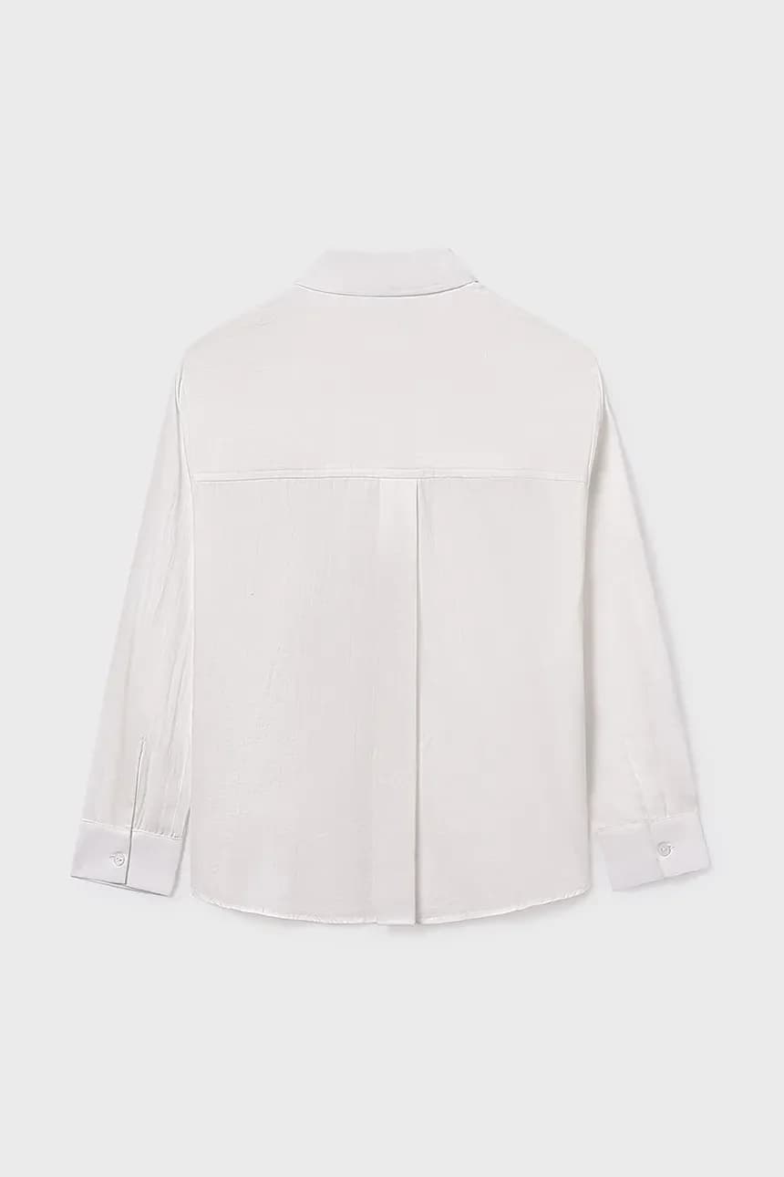 Детская хлопковая рубашка - фото 3