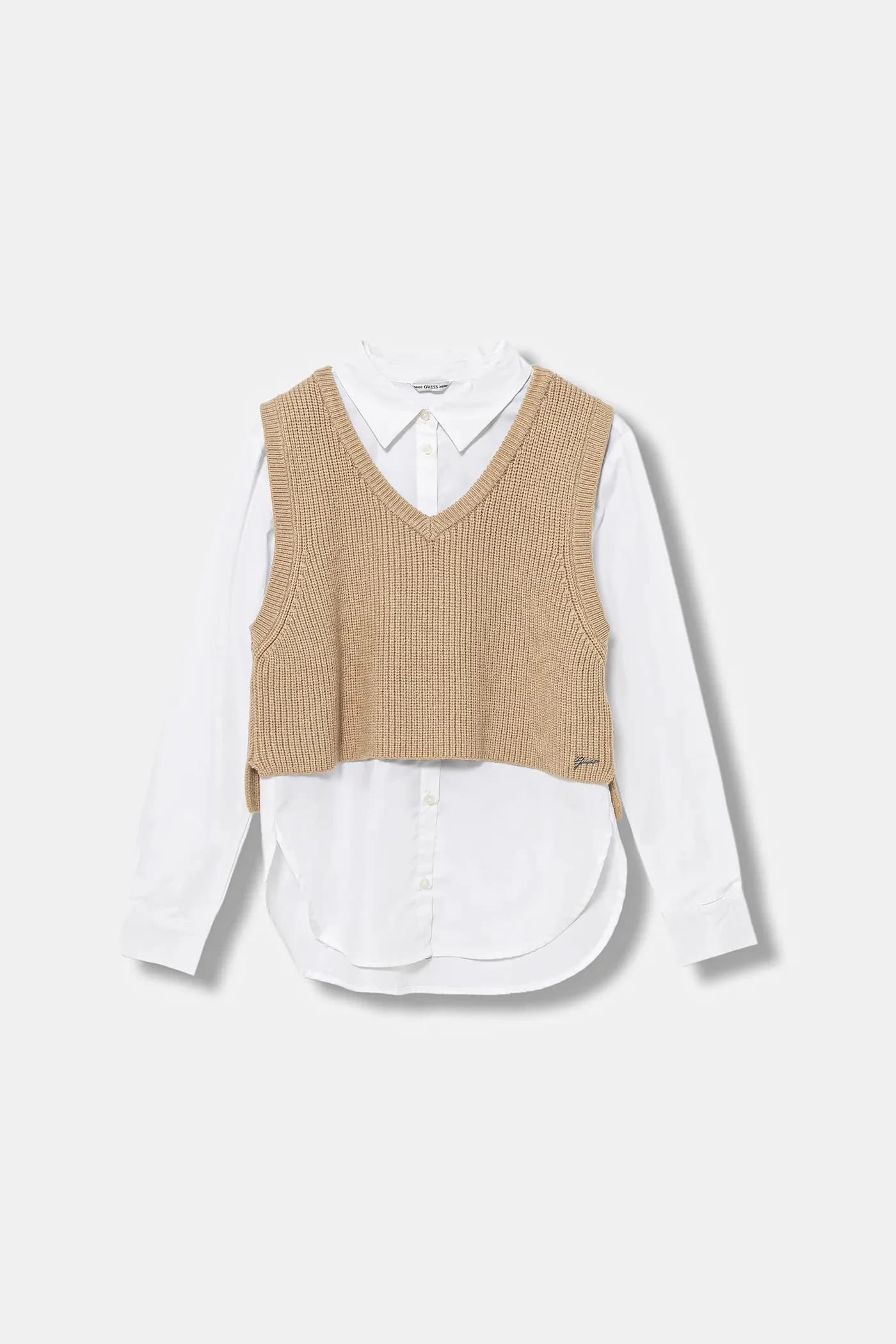 Детская рубашка и жилет 2 шт.