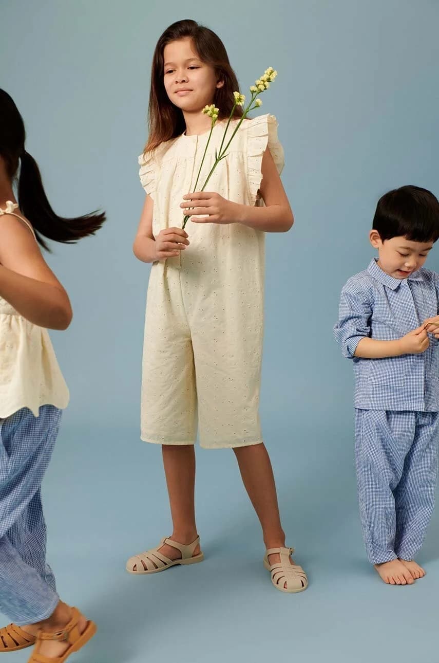 Детская хлопковая рубашка Kory Seersucker Check Shirt - фото 7