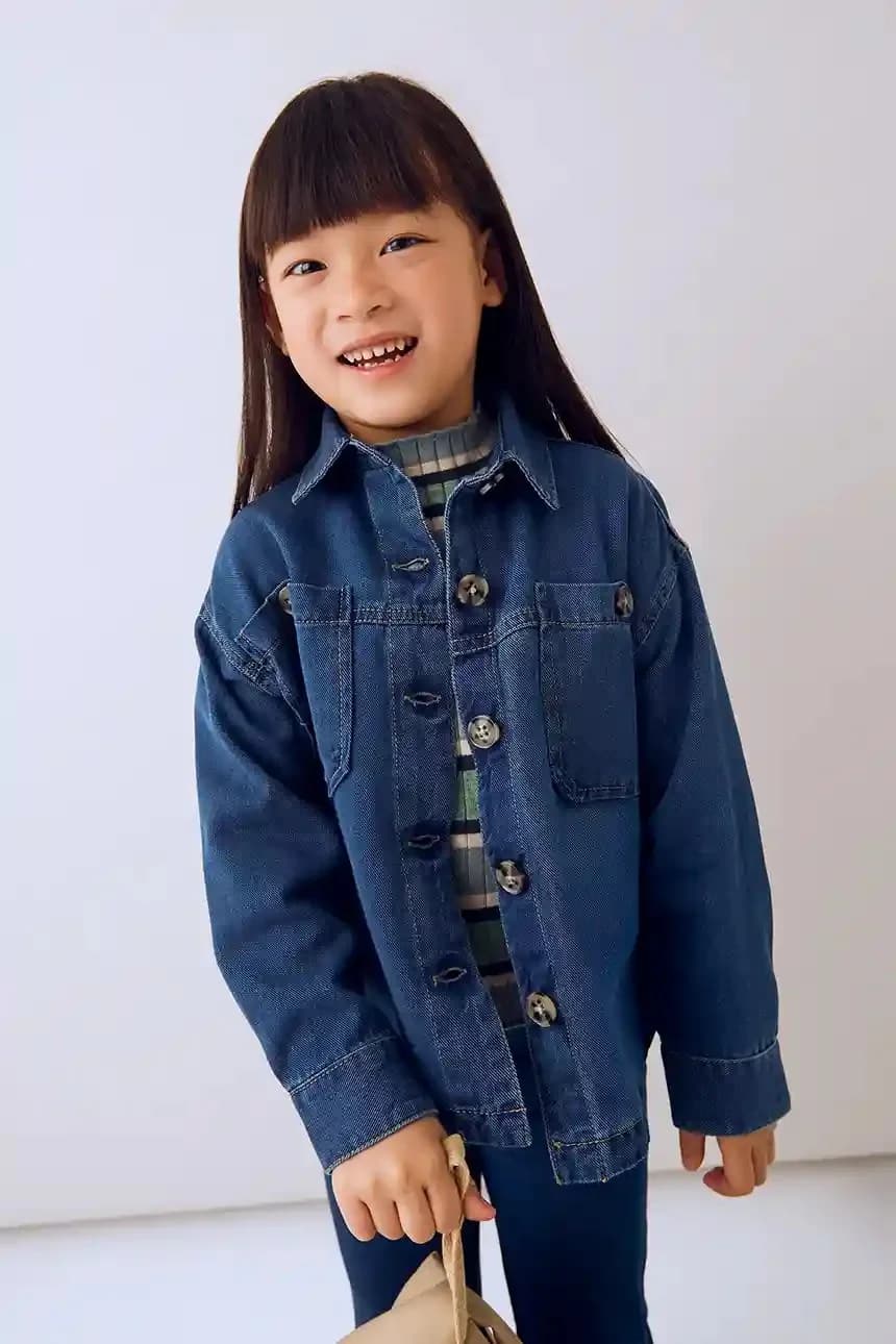 Детская джинсовая рубашка