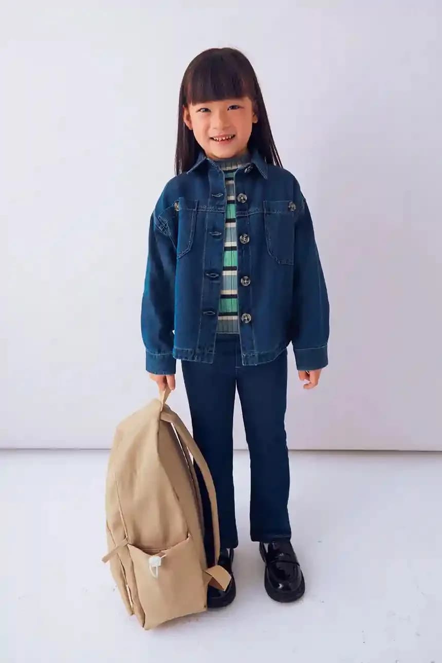 Детская джинсовая рубашка - фото 6