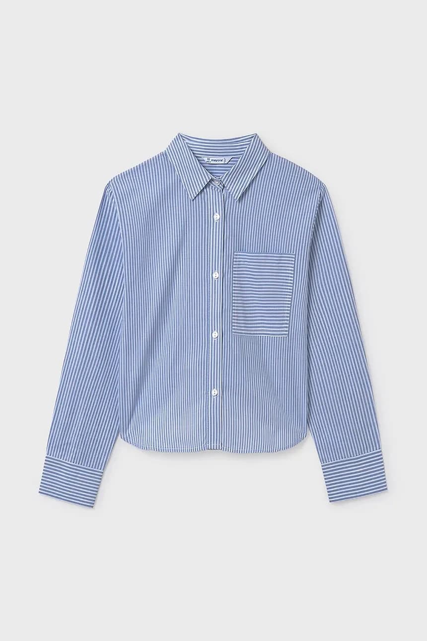 Детская хлопковая рубашка - фото 2