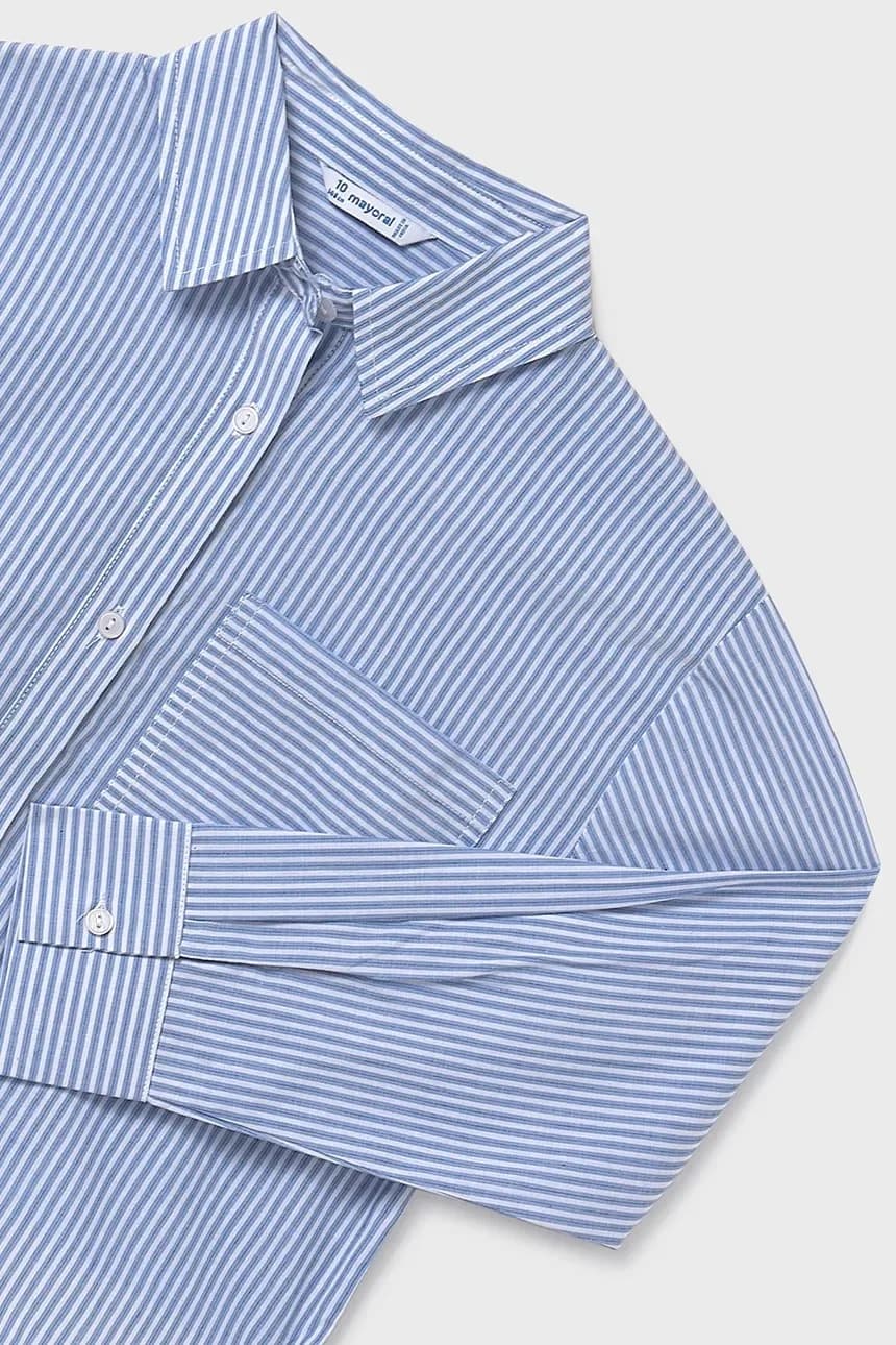 Детская хлопковая рубашка - фото 4