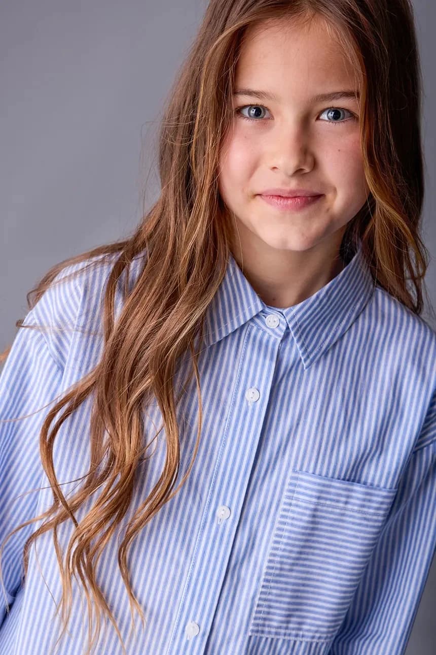 Детская хлопковая рубашка - фото 5