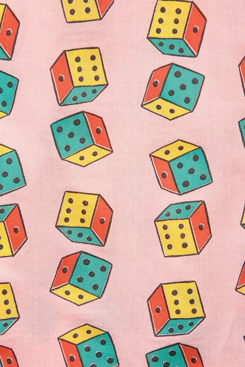 Детская хлопковая рубашка Dices - фото 4