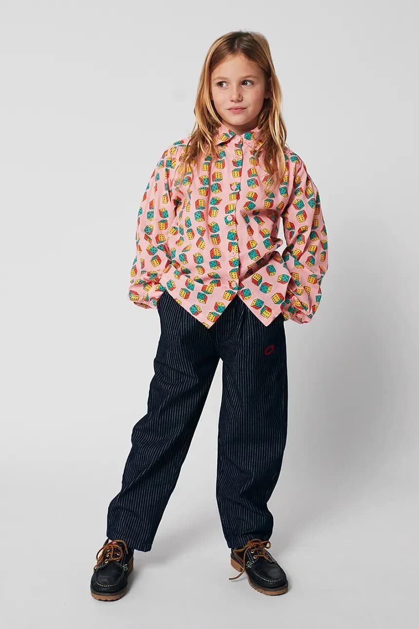 Детская хлопковая рубашка Dices - фото 7