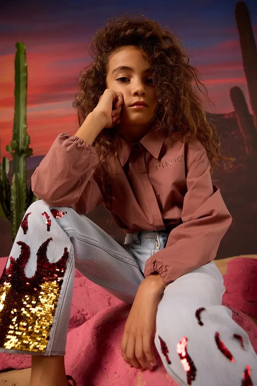 Детская хлопковая рубашка