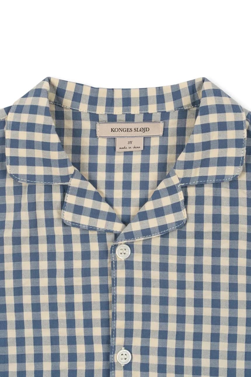 Детская хлопковая рубашка KIM SS SHIRT GOTS - фото 4