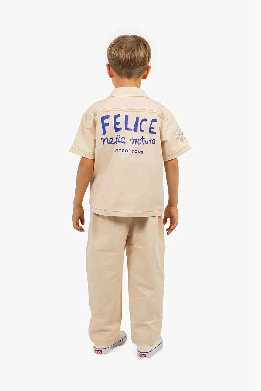 Детская хлопковая рубашка ARTSY TREE SHIRT - фото 5