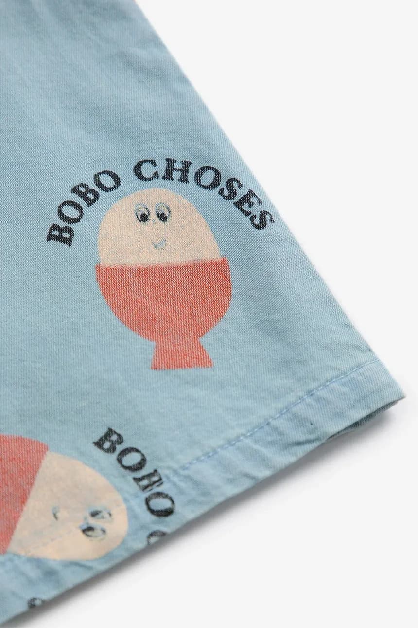 Хлопковая детская рубашка Morning Egg - фото 4