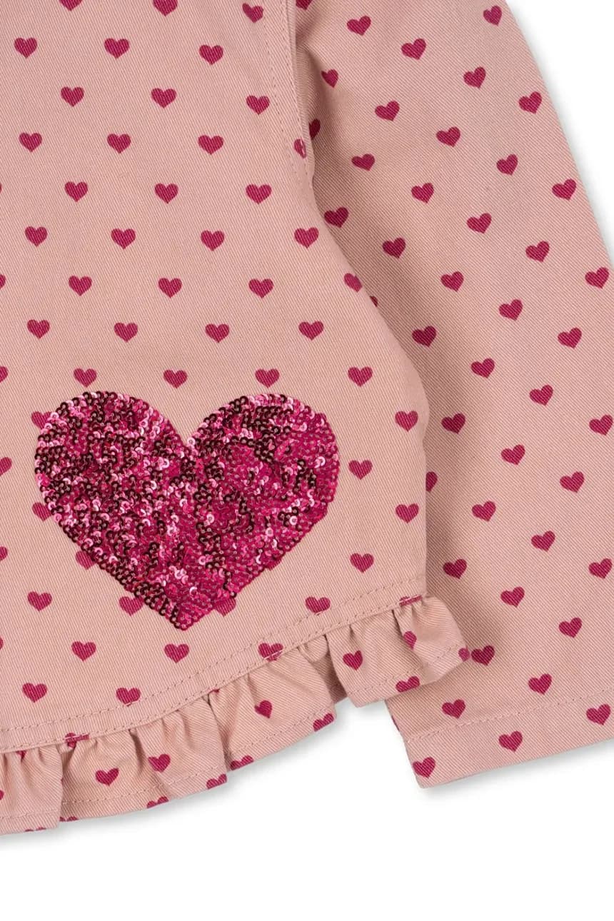 Детская хлопковая куртка NOLA SEQUIN SHIRT JACKET GOTS - фото 5