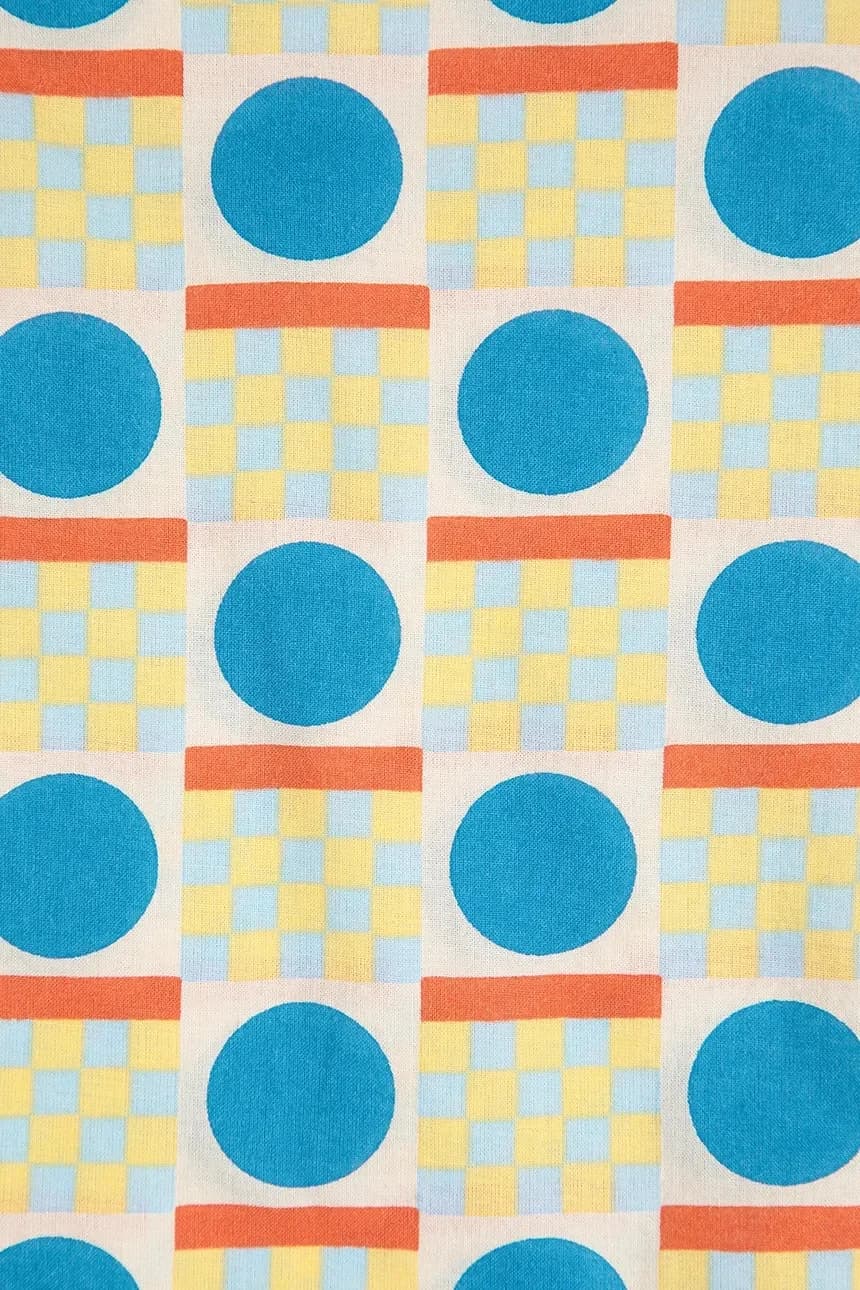 Детская хлопковая рубашка Geometric Scacs - фото 5