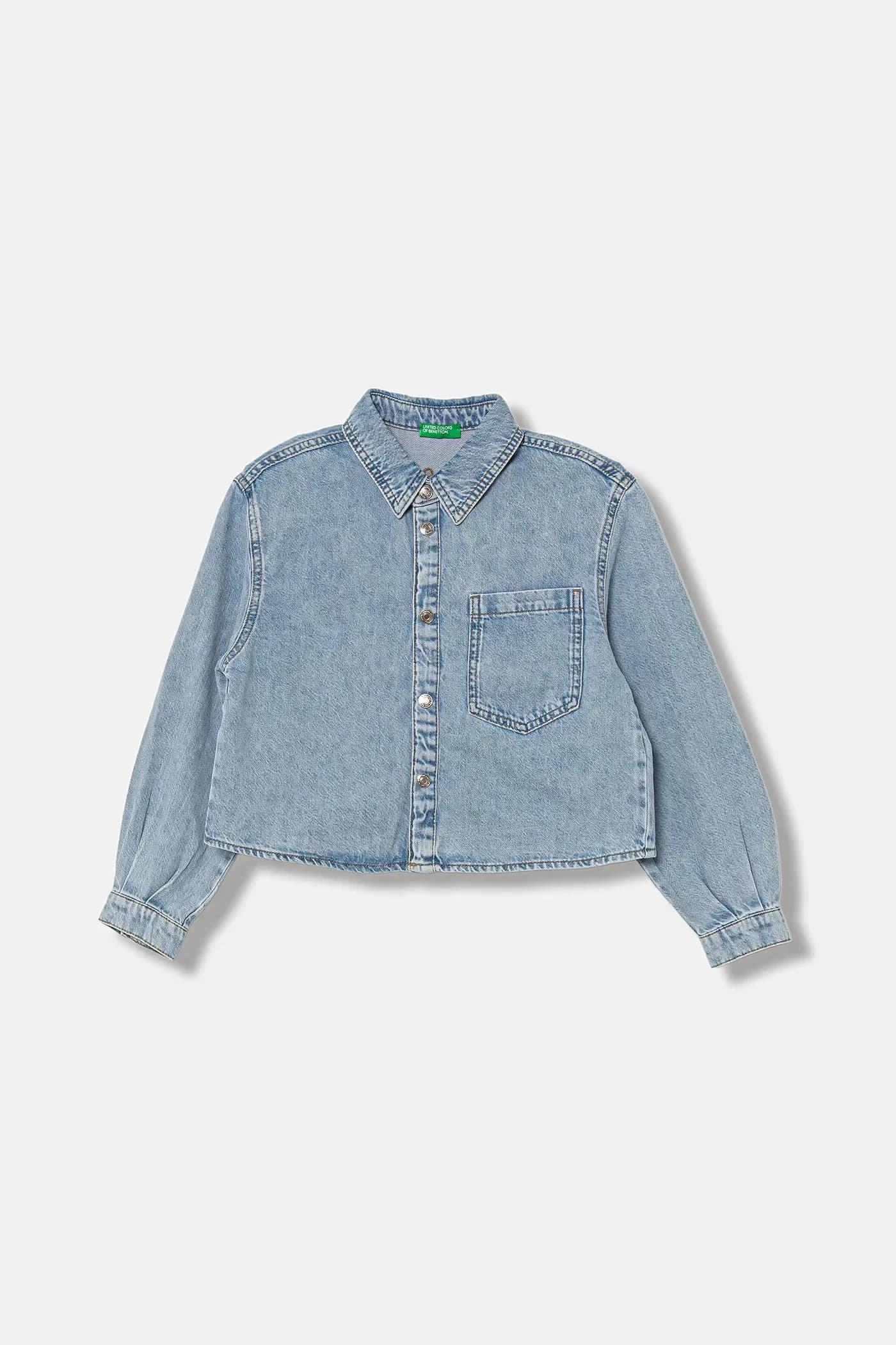 Детская джинсовая рубашка