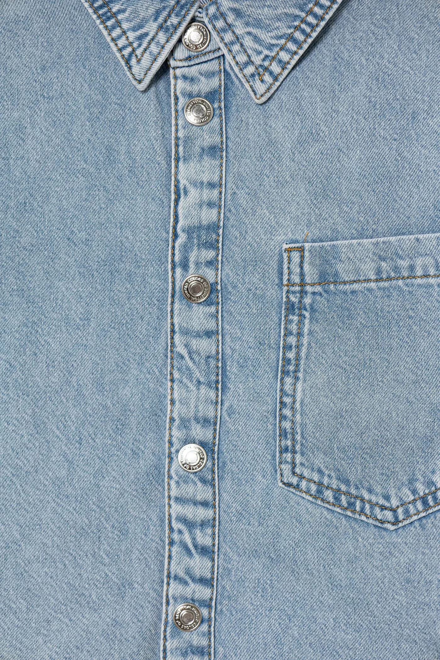 Детская джинсовая рубашка - фото 3