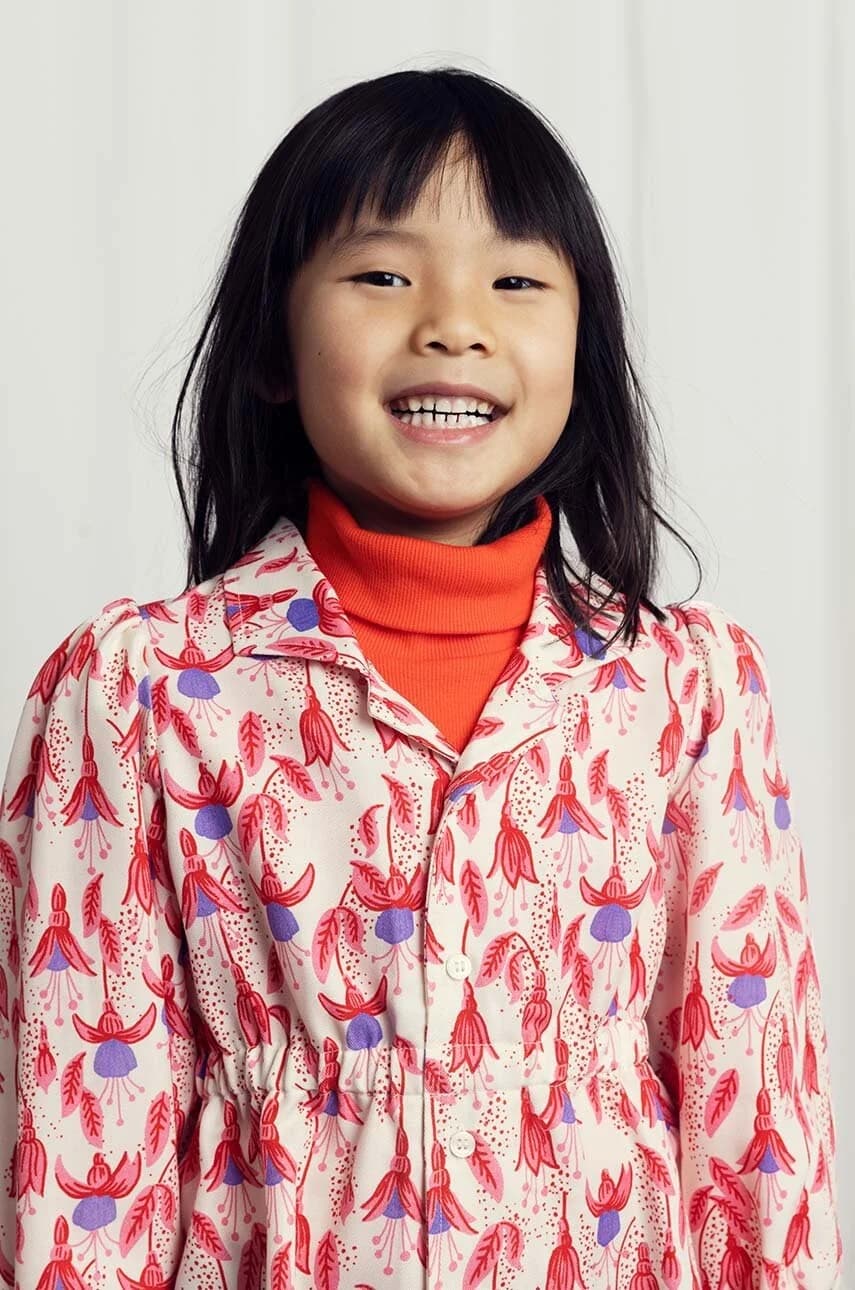 Детская рубашка цвета фуксии - фото 6