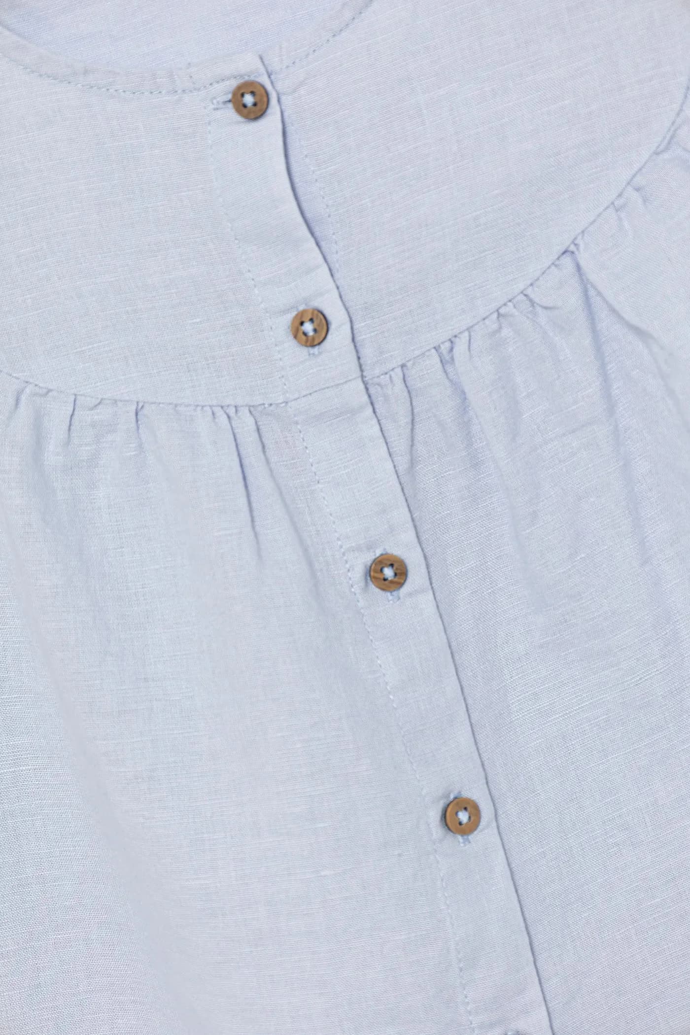 Детская льняная рубашка - фото 3