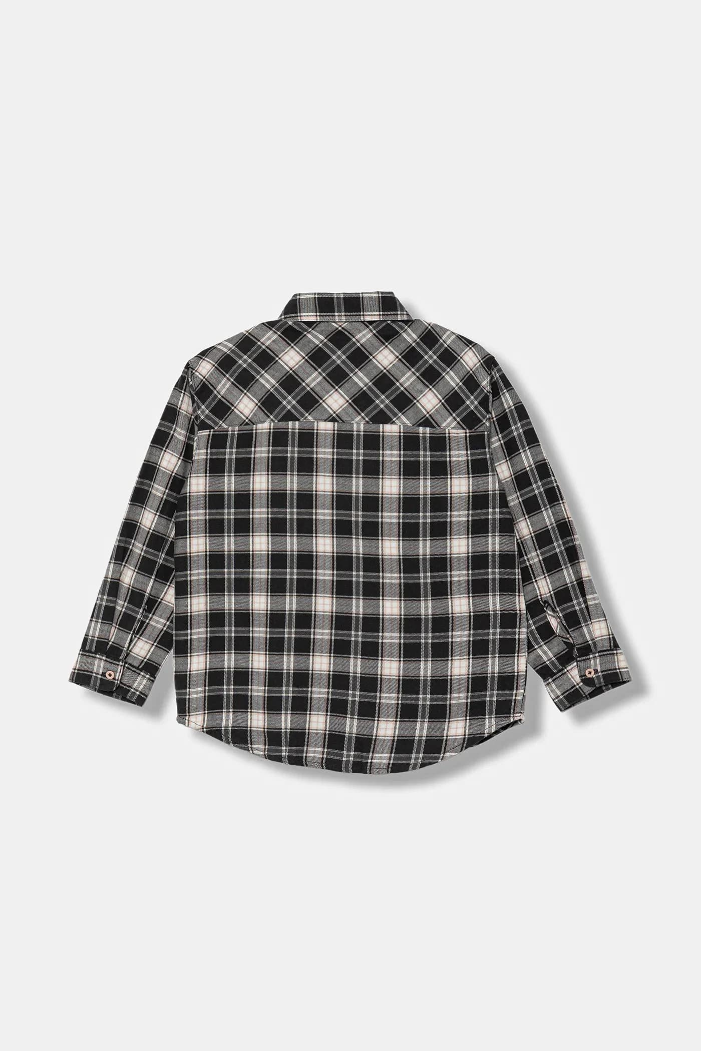 Детская хлопковая рубашка - фото 2