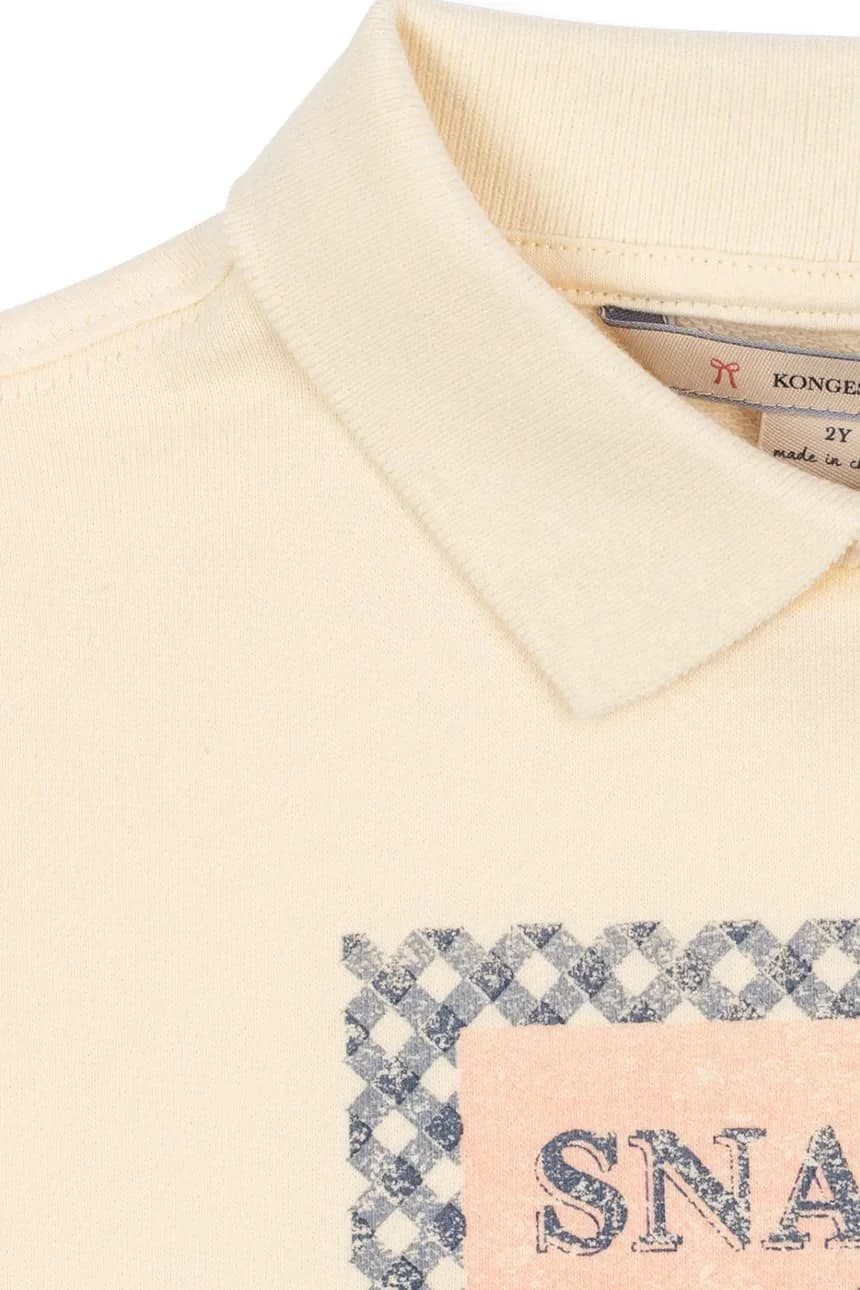 Детская толстовка из хлопка SPOTTY LS POLO GOTS - фото 4