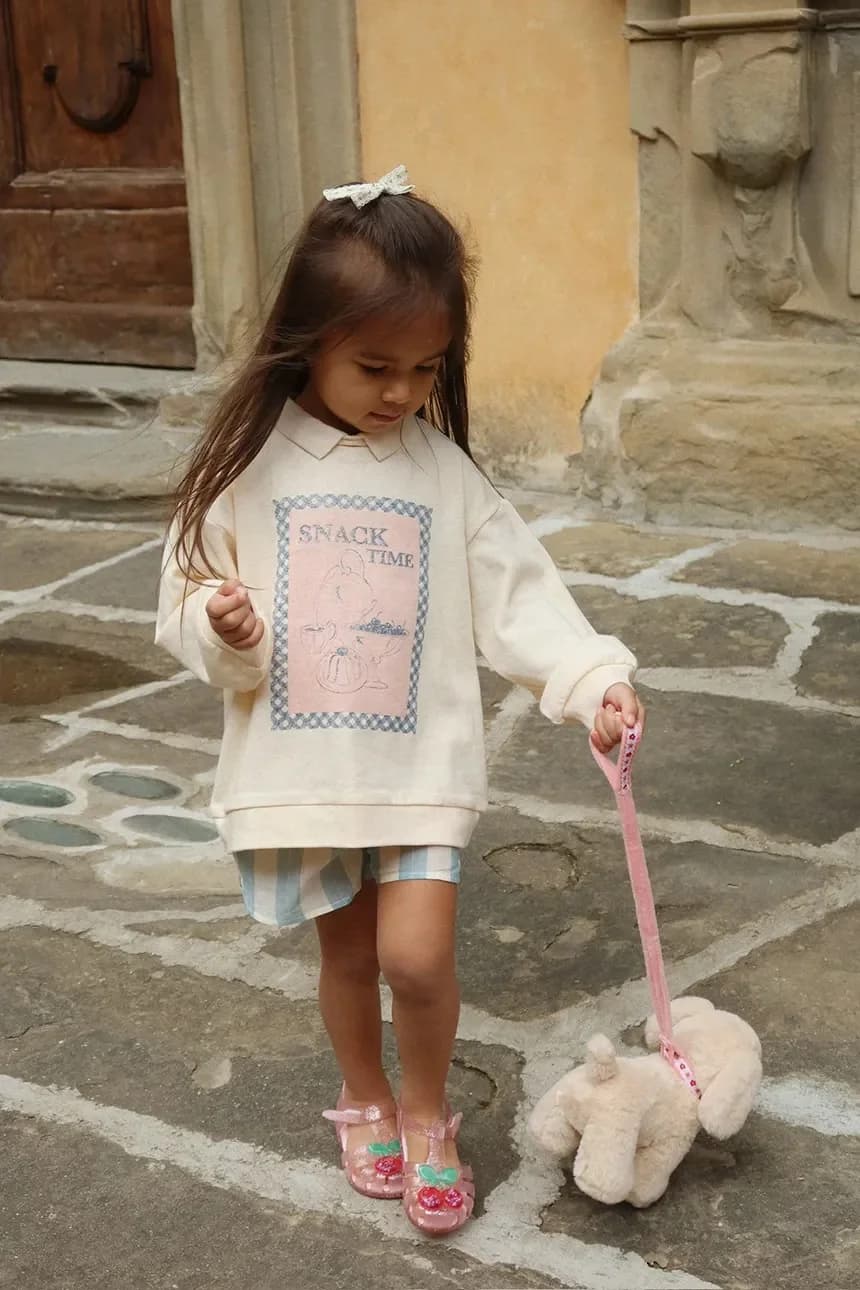 Детская толстовка из хлопка SPOTTY LS POLO GOTS - фото 7