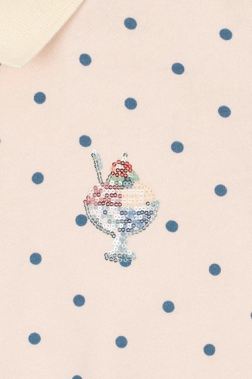 Детская толстовка из хлопка SPOTTY LS POLO GOTS - фото 5