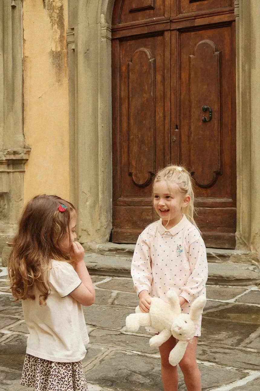 Детская толстовка из хлопка SPOTTY LS POLO GOTS - фото 10