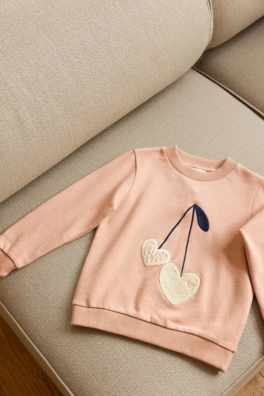 Детская хлопковая толстовка Thora Placement Sweatshirt - фото 4