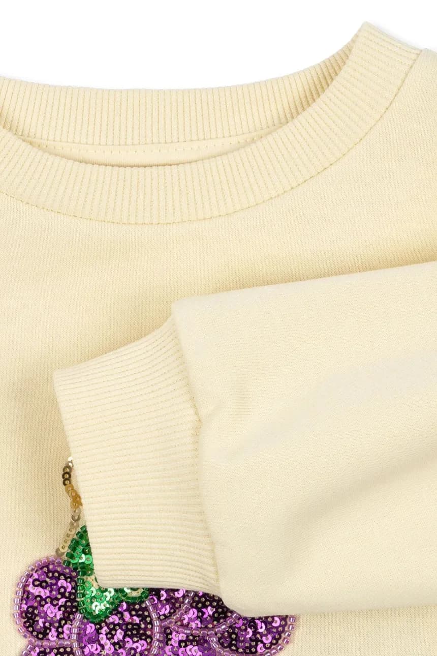 LOU SEQUIN SWEAT SHIRT Детская толстовка OCS - фото 3