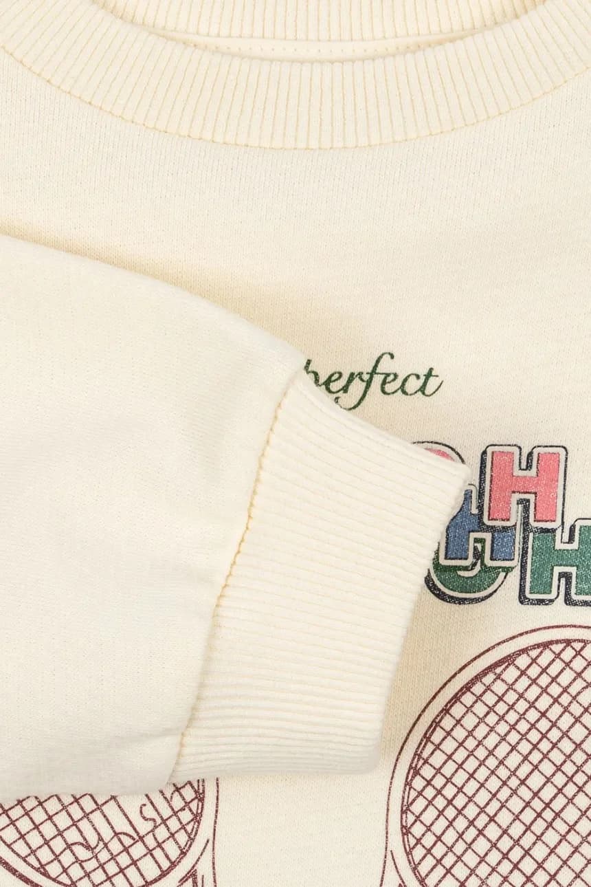 Детская толстовка из хлопка LOUPY LOU SWEAT SHIRT OCS - фото 5