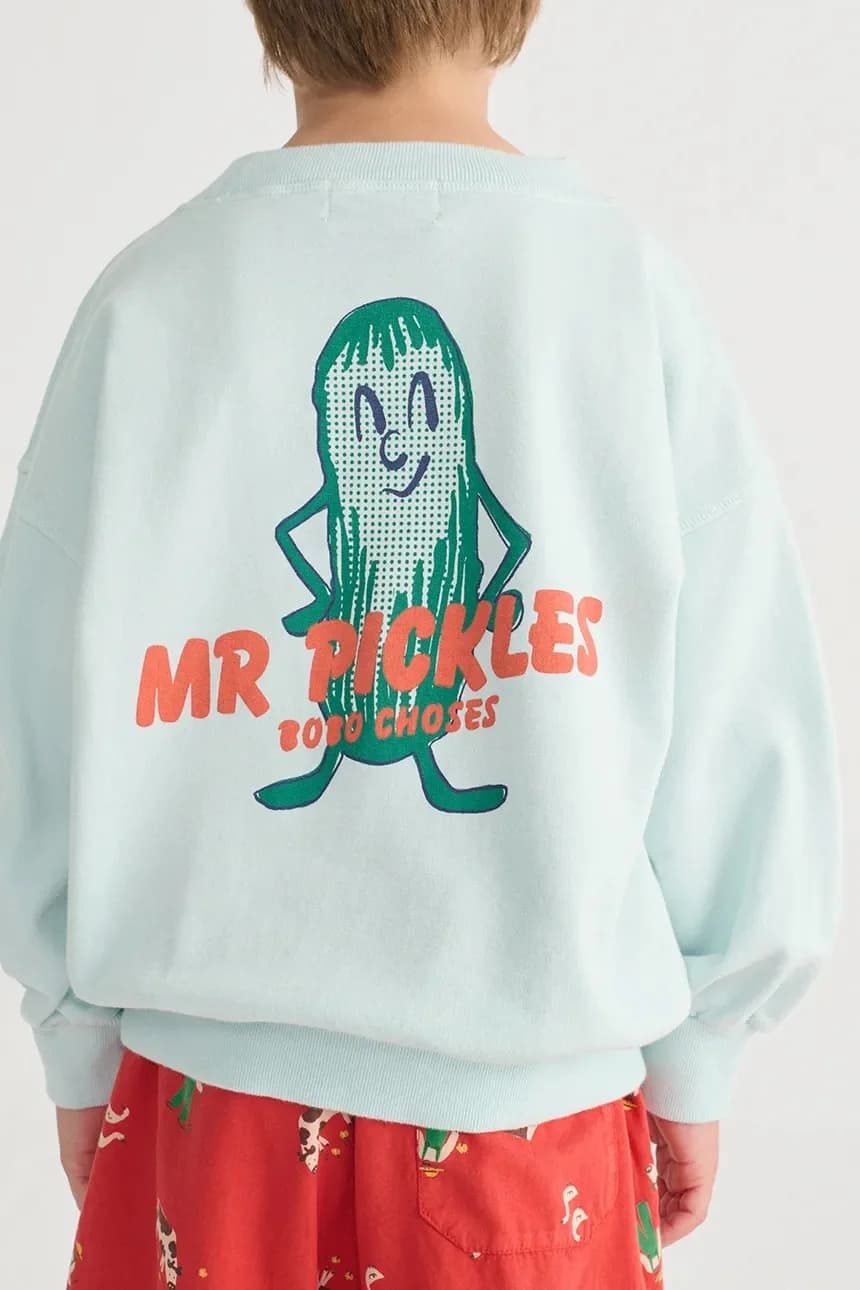 Детская хлопковая толстовка Mr Pickles