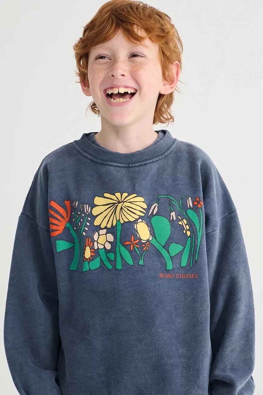 Детская хлопковая толстовка Color Herbalist