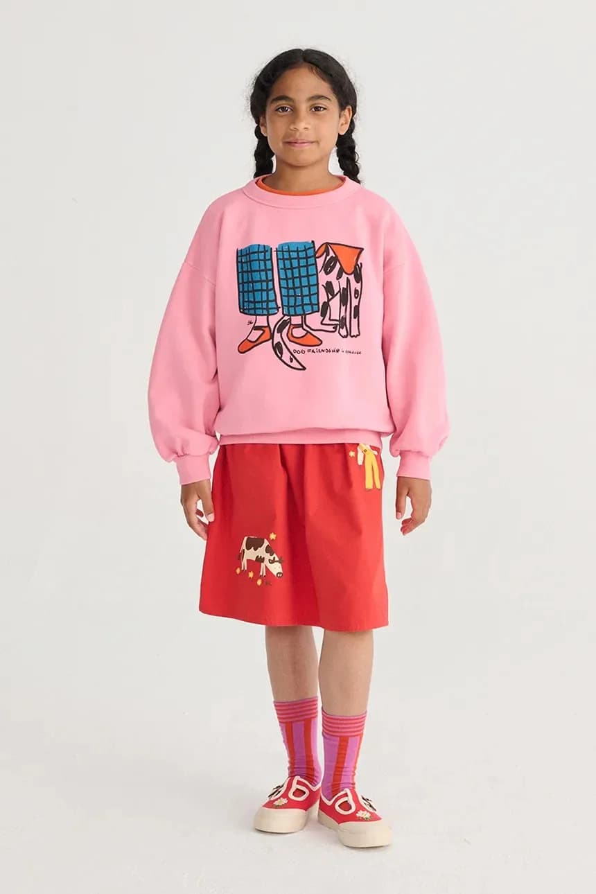 Детский хлопковый свитшот Dog Friendship - фото 4