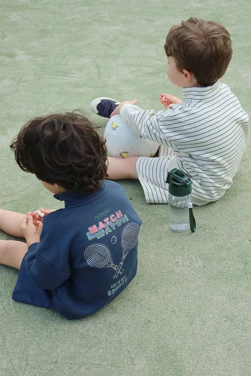 Детская толстовка LOU HALF ZIP SWEAT OCS - фото 12