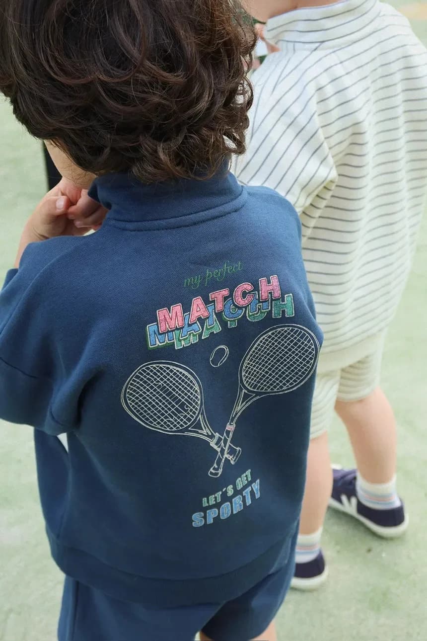 Детская толстовка LOU HALF ZIP SWEAT OCS - фото 8