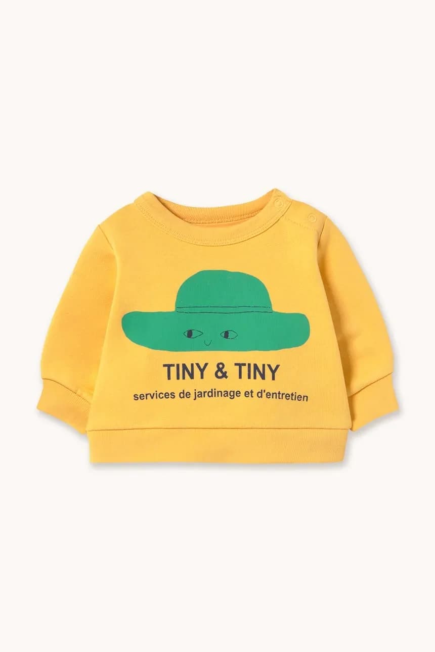 Хлопковая детская толстовка TINY HAT BABY SEATSHIRT