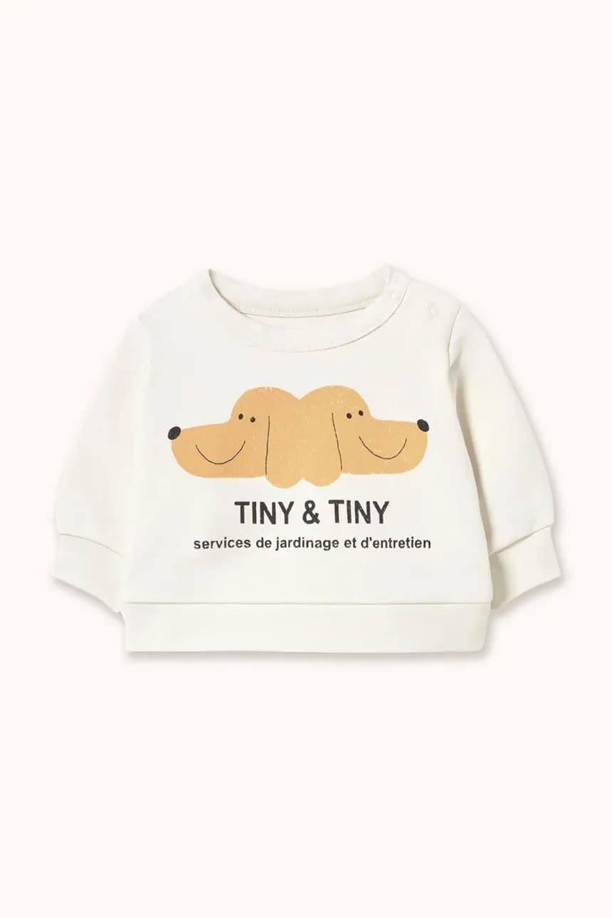 Детская хлопковая толстовка TINY & TINY BABY SEATSHIRT