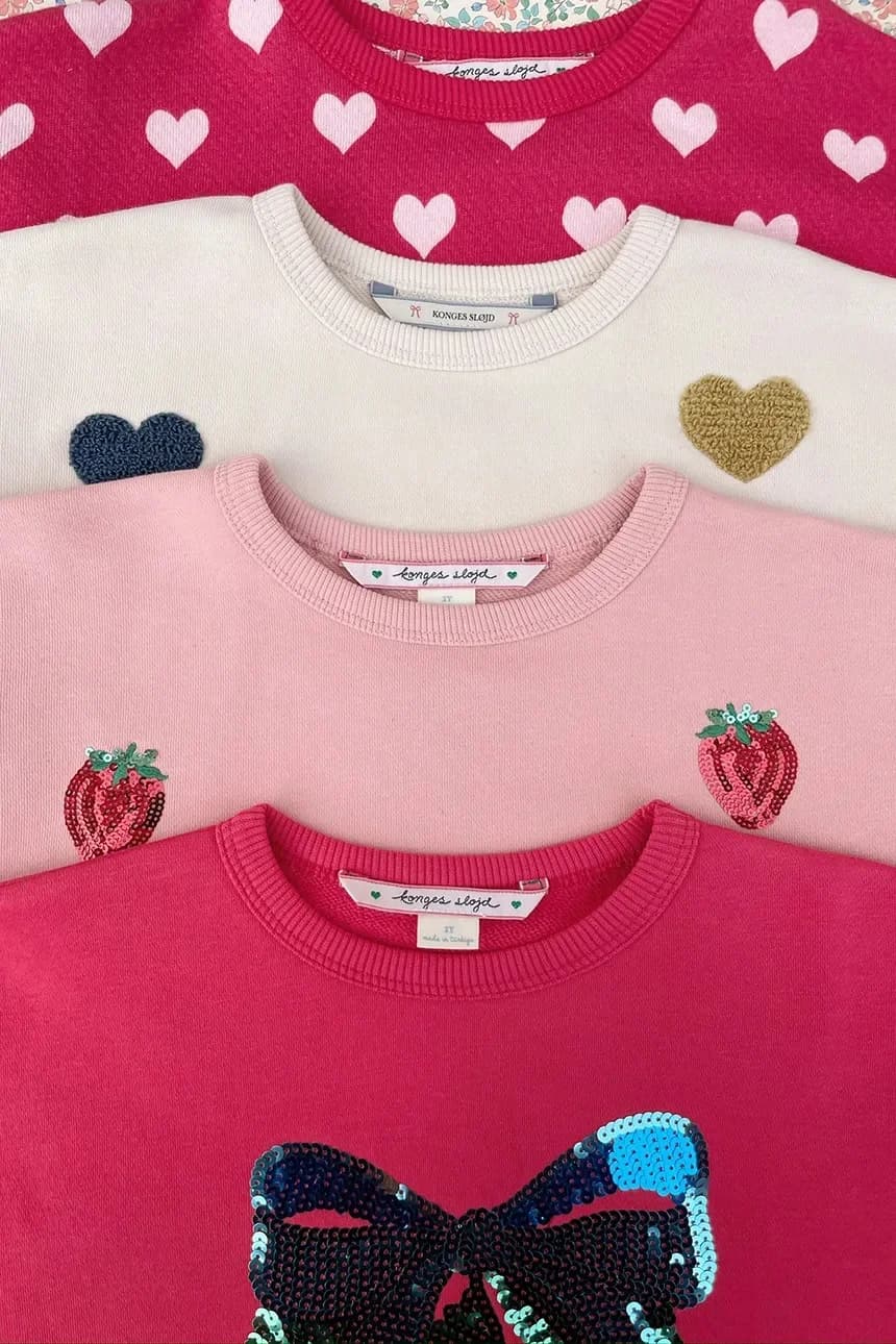 Детская толстовка из хлопка LOUPY LOU SWEAT SHIRT OCS - фото 6