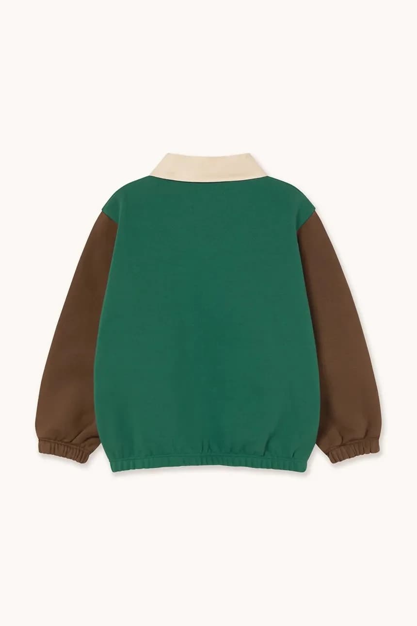 Детская толстовка из хлопка COLOR BLOCK POLO SLEEVE TEE - фото 3