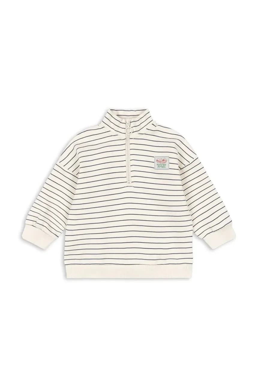 Детская толстовка LOU STRIPE HALF ZIP SWEAT OCS - фото 2
