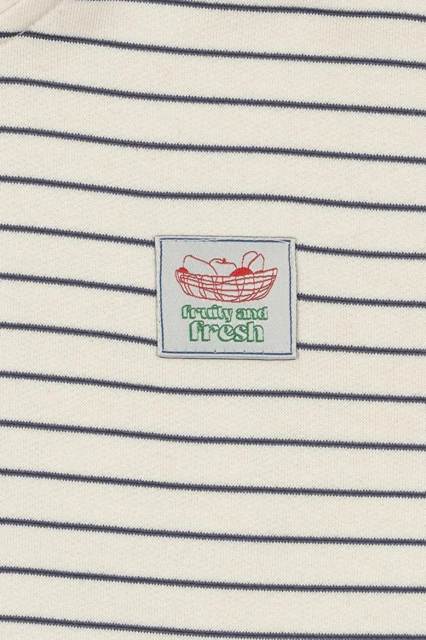 Детская толстовка LOU STRIPE HALF ZIP SWEAT OCS - фото 5