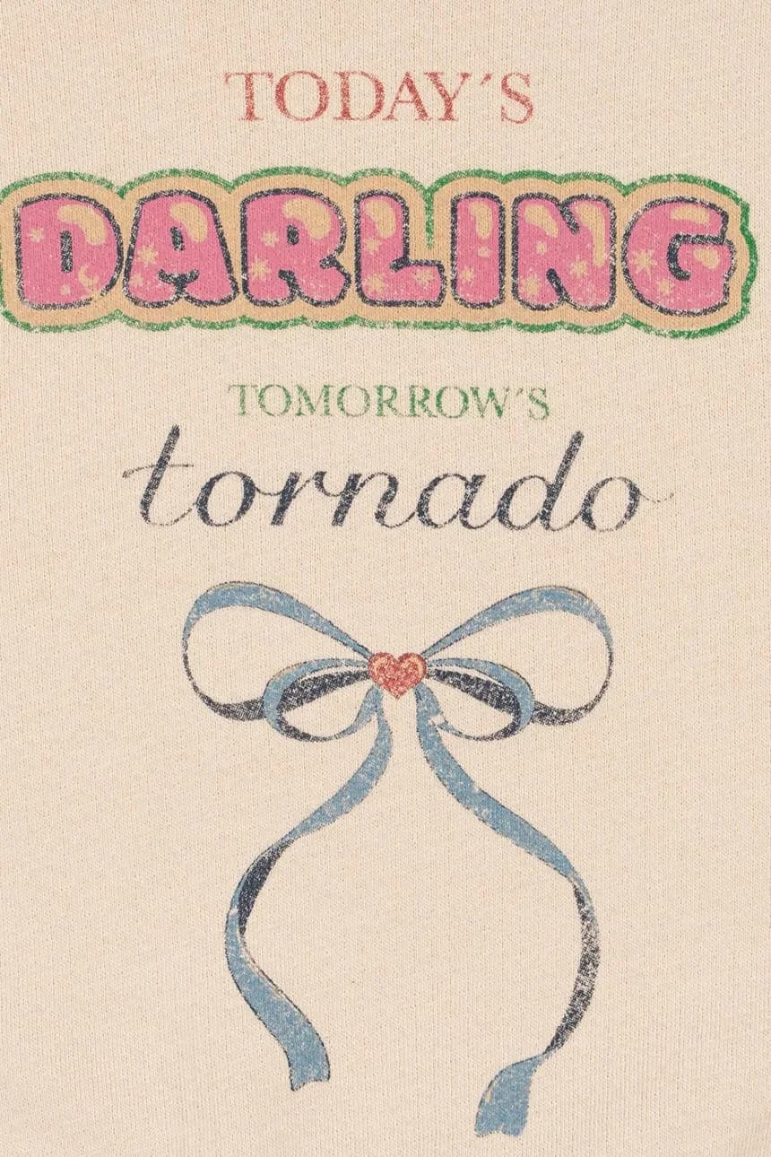 Детская толстовка из хлопка LOUPY LOU SWEAT SHIRT OCS - фото 4