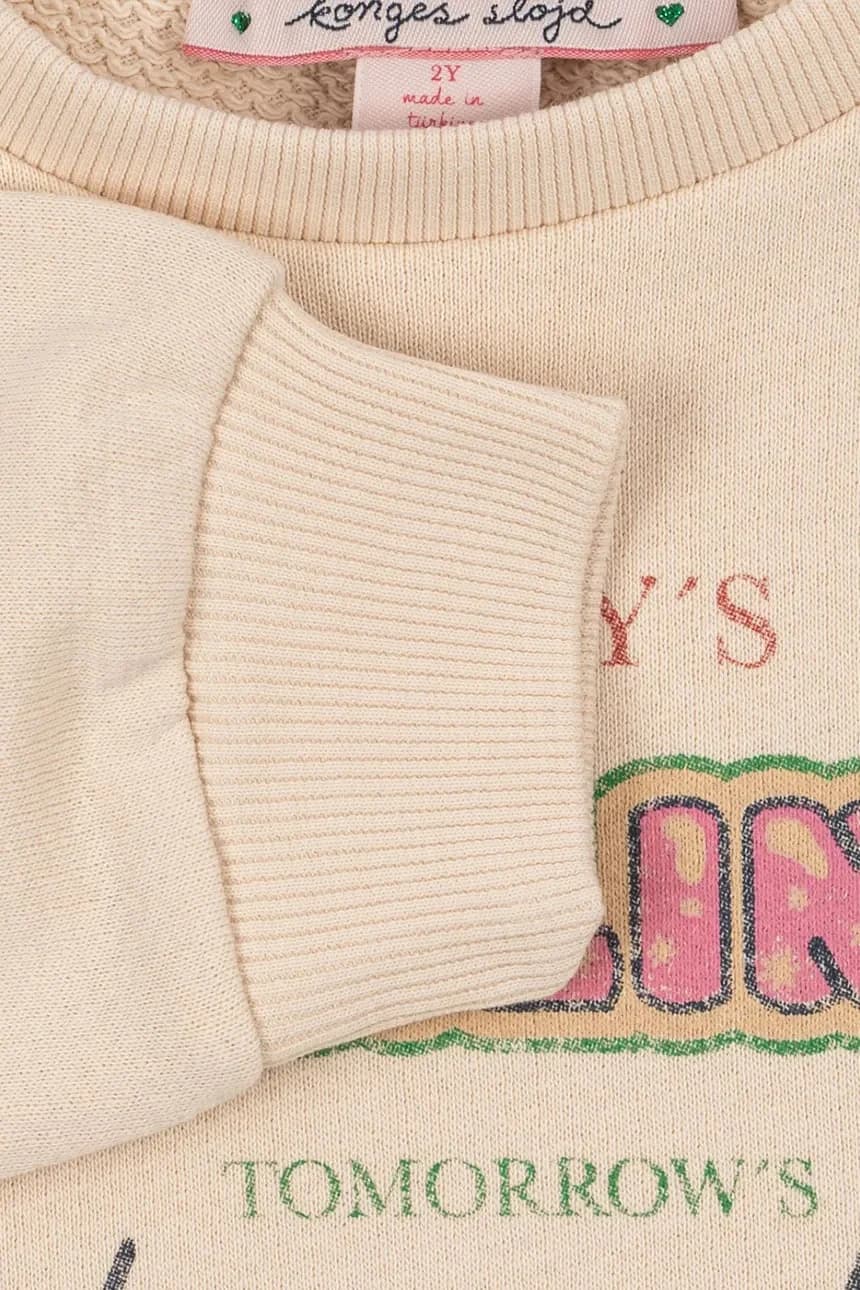 Детская толстовка из хлопка LOUPY LOU SWEAT SHIRT OCS - фото 5