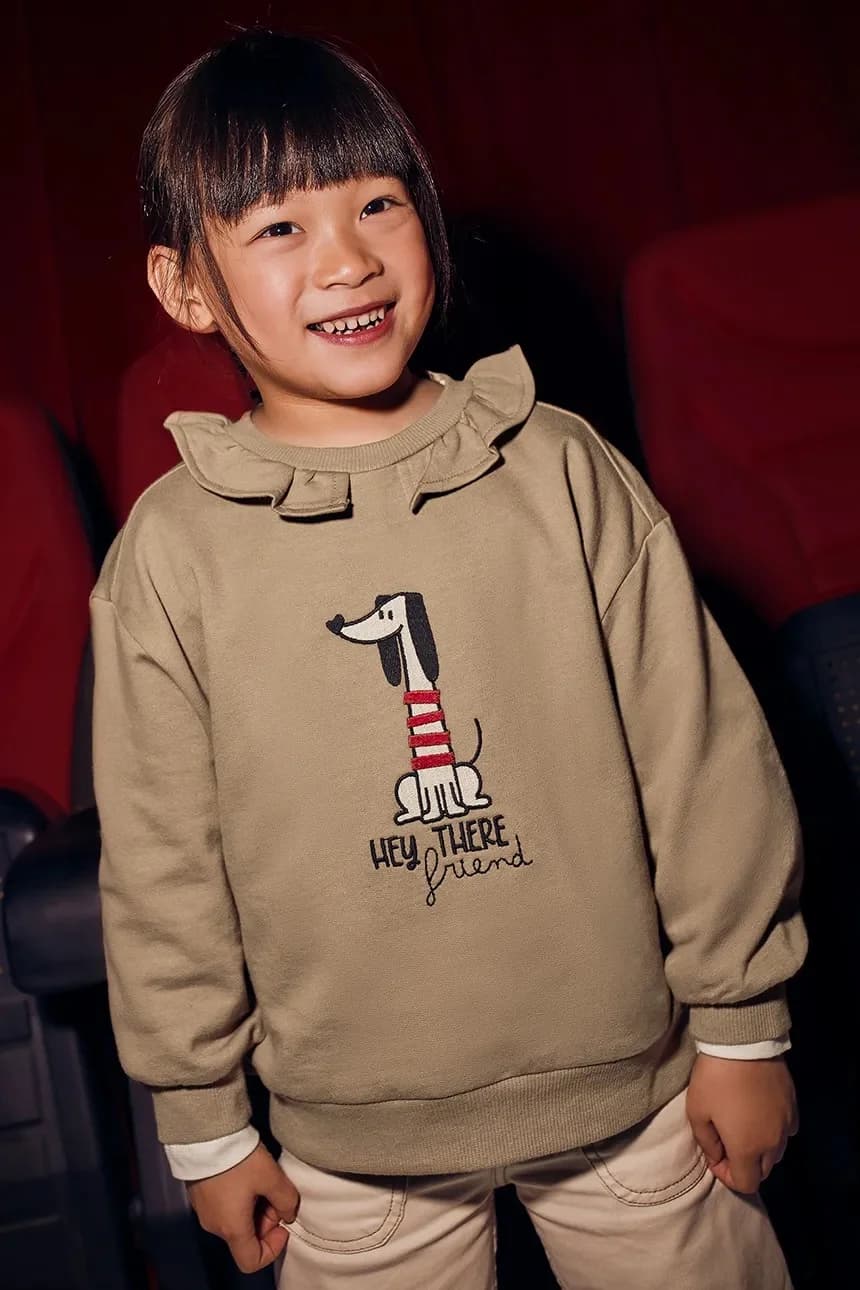 Детская хлопковая толстовка