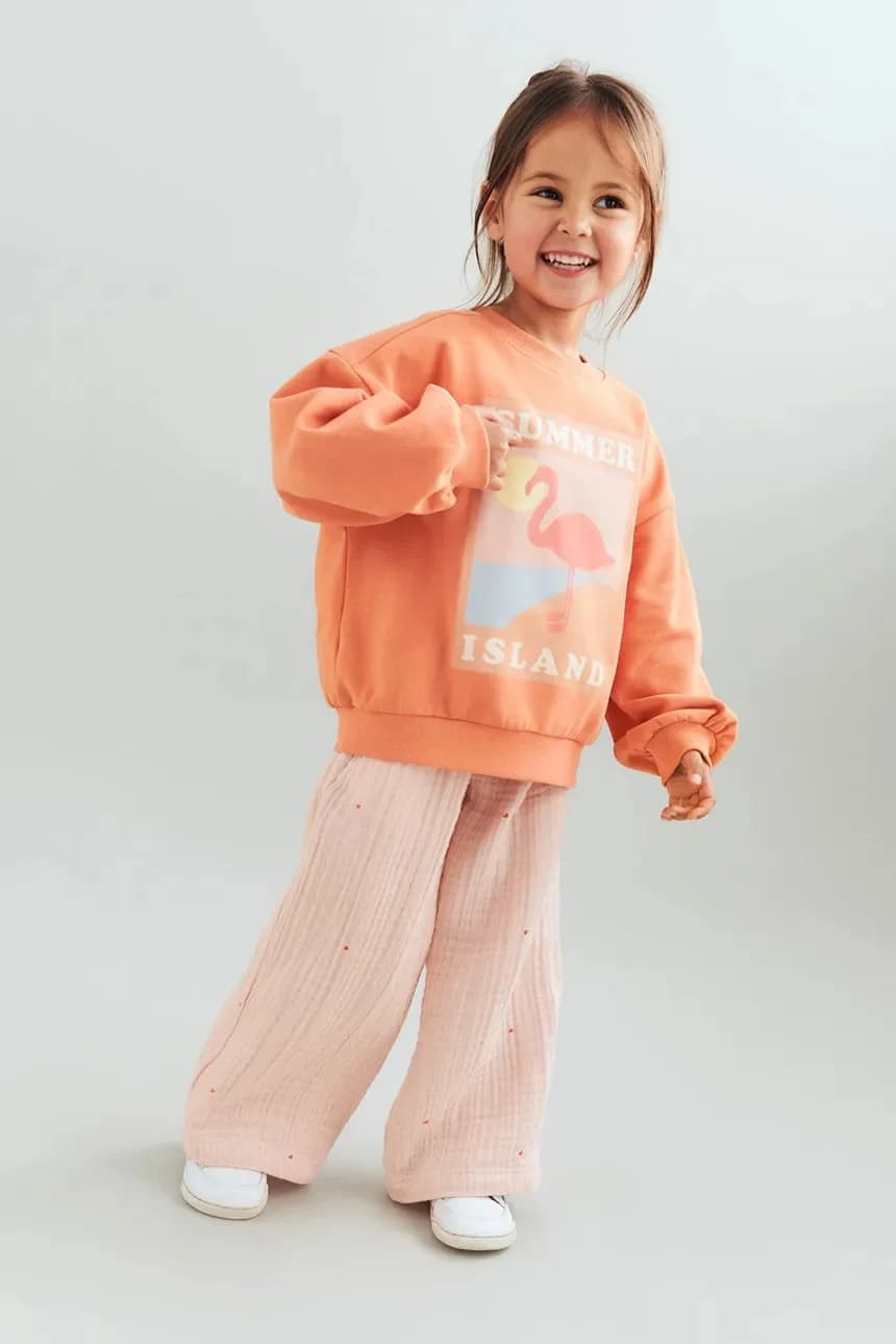 Детская хлопковая толстовка