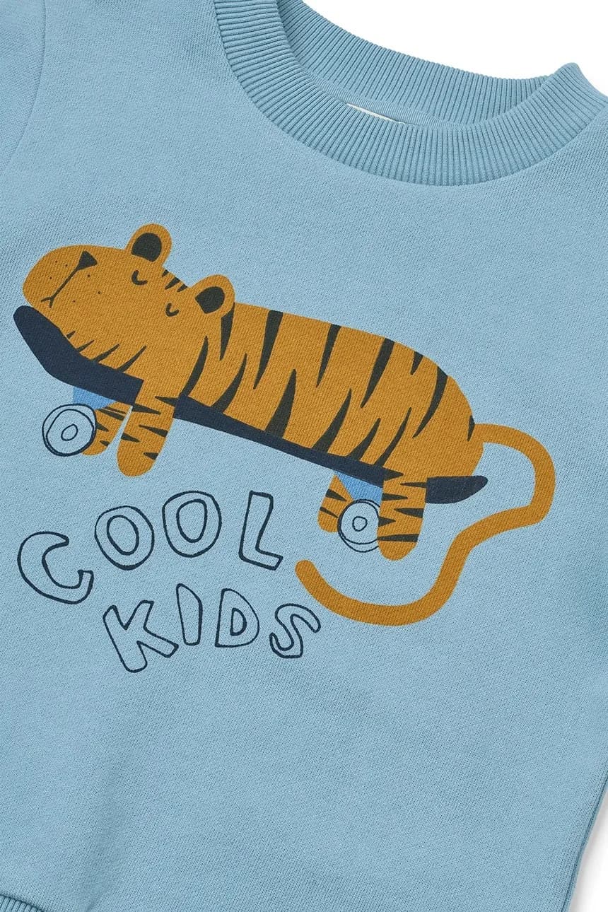 Детская хлопковая толстовка Thora Placement Sweatshirt - фото 4